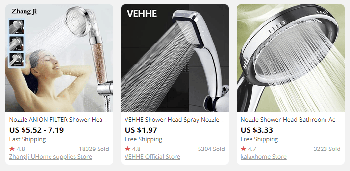 Shower head to sell