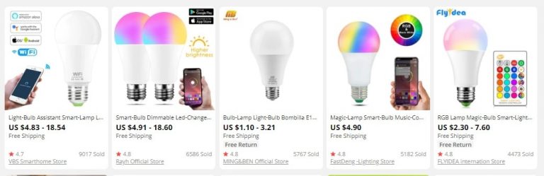 trending products to sell: Smart LED bulbs