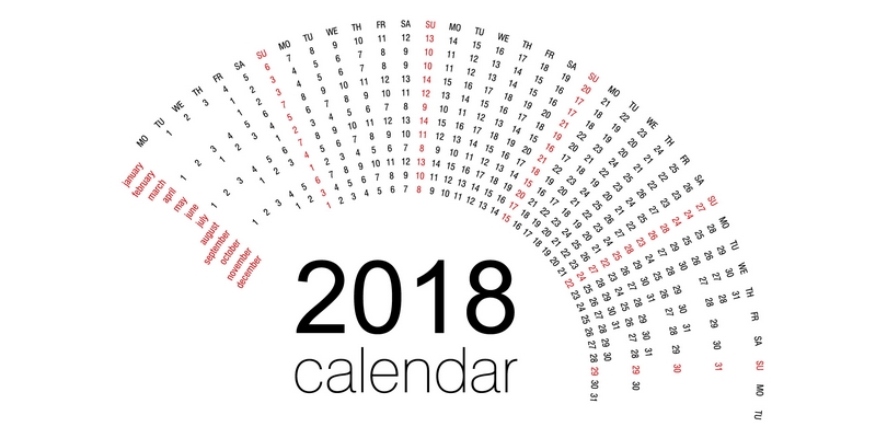 27 разновидностей календарей (100 фото)
