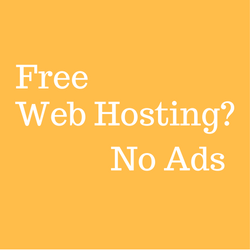 Free web hosting no ads