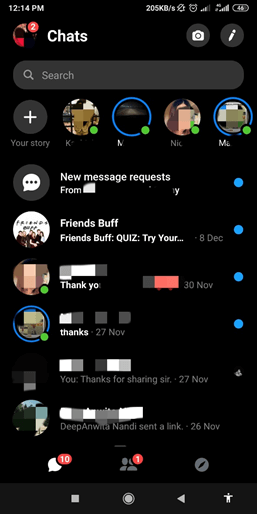 Facebook Messenger App