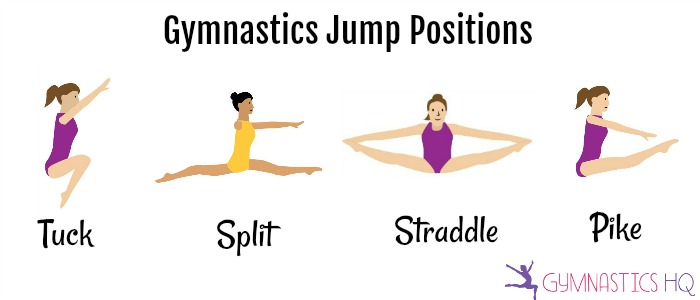 gymnastics jump positions