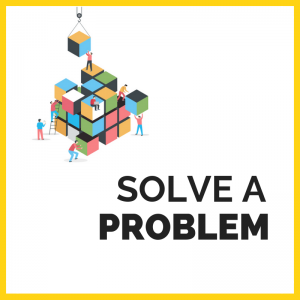 to be an entrepreneur solve a problem