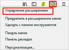 Расширение Get Styles в окне Firefox