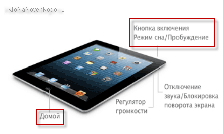 Это кнопки для создания скриншота в iPad