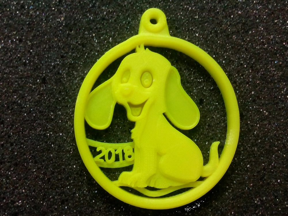 Пример печати 3D-принтера Tevo Tarantula