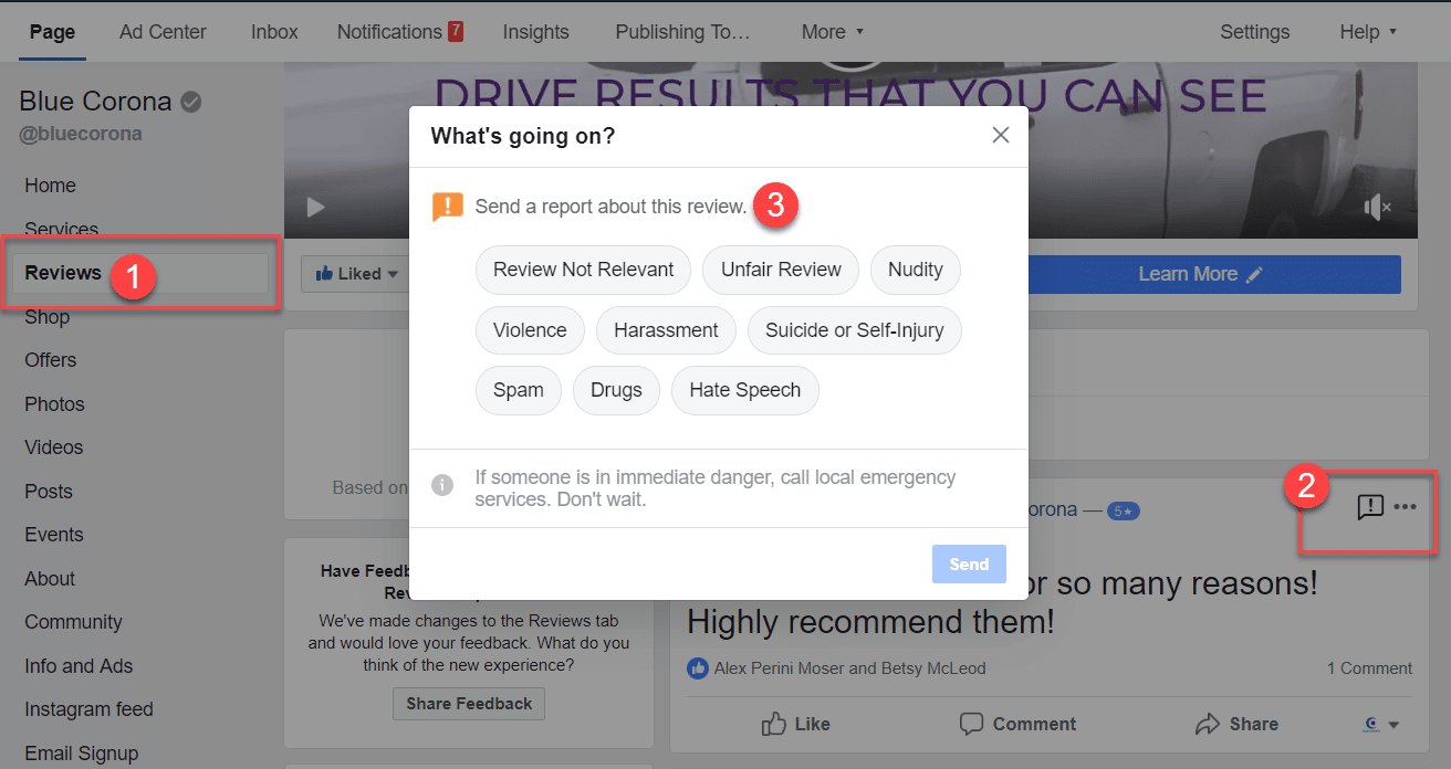 how to contest or dispute a fake facebook review 2018 and 2019