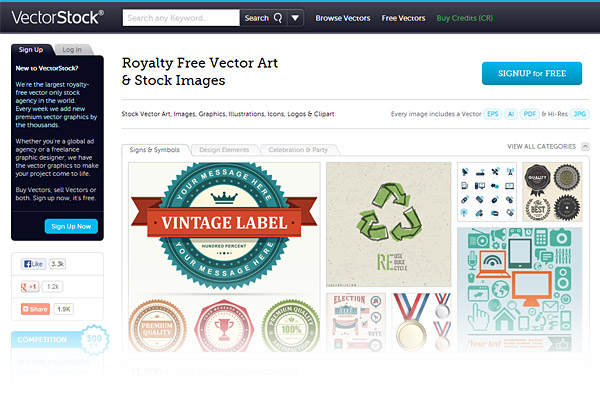 Best Stock Photo Sites - VectorStock